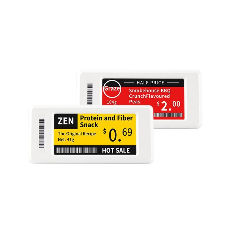 Serie Lite de etiquetas digitales para estantes de 2,66 pulgadas