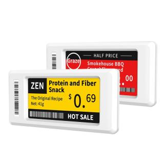 Serie Lite de etiquetas digitales para estantes de 2,66 pulgadas