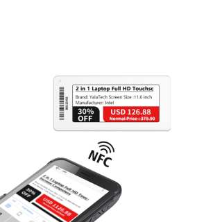 Etiqueta de precio digital NFC de 2,66 pulgadas