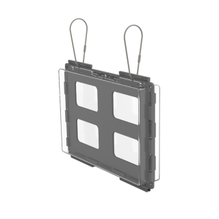 Tablero de exhibición colgante de doble cara para ESL de 7.5 pulgadas