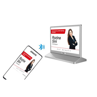 Señalización de reuniones de papel electrónico Bluetooth, APLICACIÓN compatible con teléfonos Android y IOS