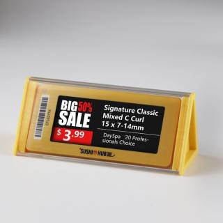 Caja ESL transparente para panadería o charcutería