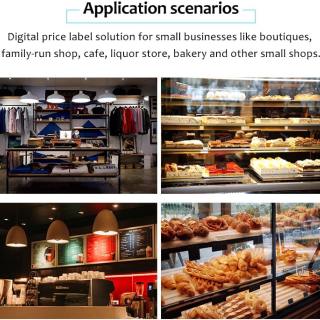 Etiqueta digital de tinta electrónica controlada por móvil de 2,13 pulgadas