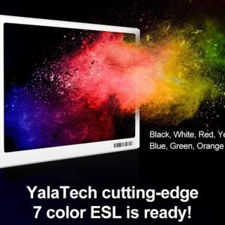 Etiqueta inteligente de tinta electrónica de 7,3 pulgadas y 7 colores