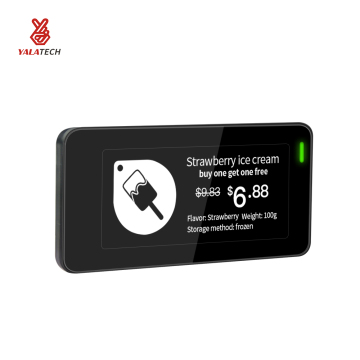 Etiqueta impermeable multilingüe del estante de Digitaces del congelador de 2,9 pulgadas