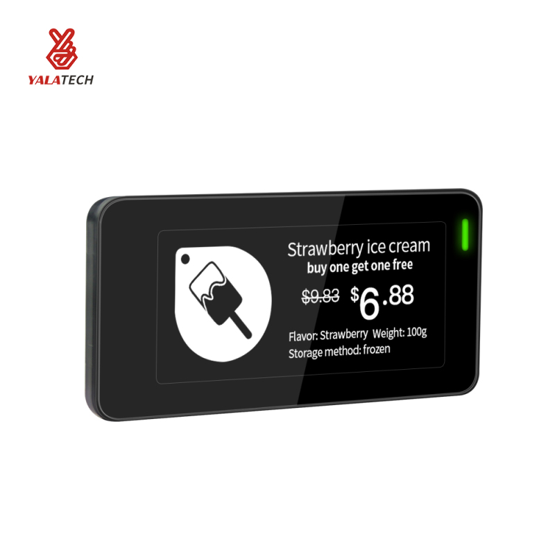 Etiqueta impermeable multilingüe del estante de Digitaces del congelador de 2,9 pulgadas