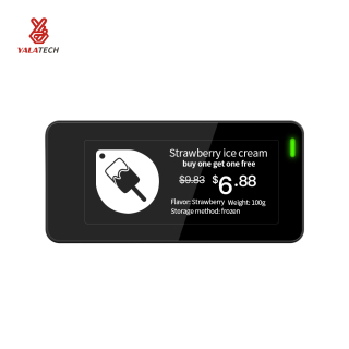 Etiqueta impermeable multilingüe del estante de Digitaces del congelador de 2,9 pulgadas