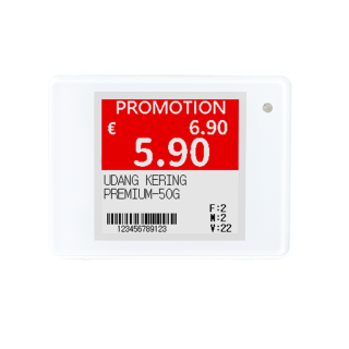 Etiqueta de estantería electrónica de 1,54 pulgadas